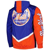 Men's Mitchell & Ness  Royal New York Mets Undeniable Full-Zip Hoodie Windbreaker Jacket