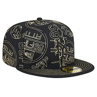 Casquette ajustée New Era York Mets 59FIFTY Day Allover pour hommes