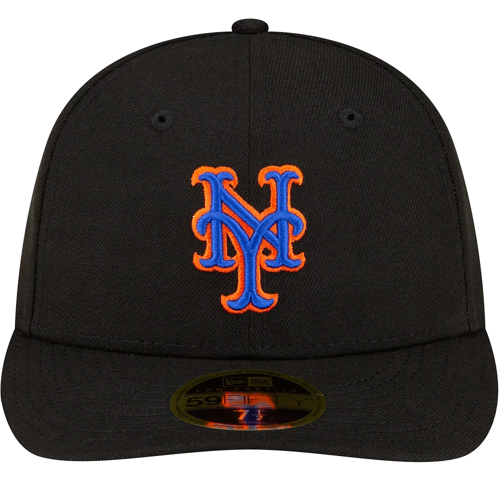 Men's New Era  Black York Mets Authentic Collection Alternate On-Field Low Profile 59FIFTY Fitted Hat