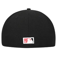 Men's New Era Black York Mets MLB x Staple Collection 59FIFTY Fitted Hat