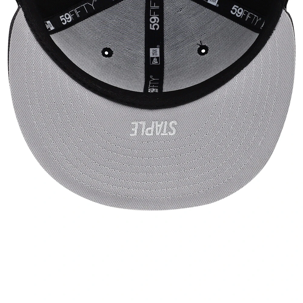 Men's New Era Black York Mets MLB x Staple Collection 59FIFTY Fitted Hat