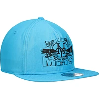 Men's New Era Blue New York Mets Neon Golfer Snapback Hat