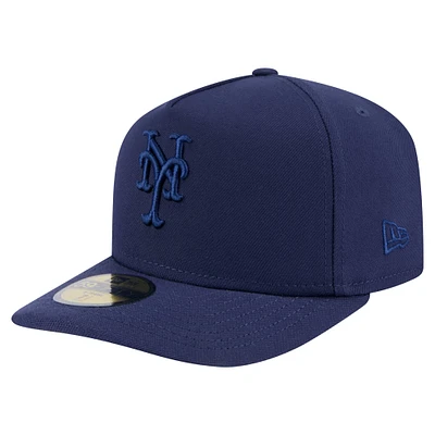 Casquette ajustée New Era 59FIFTY bleu marine York Mets Color Pack pour homme