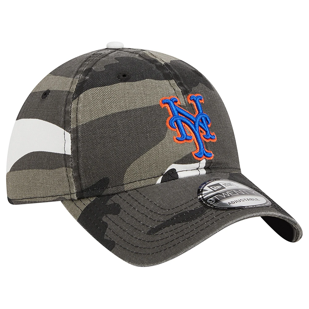 Men's New Era New York Mets Dark Camo 9TWENTY Adjustable Hat