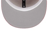 Men's New Era Red York Mets Logo 59FIFTY Fitted Hat