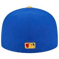 Casquette ajustée 59FIFTY New York Mets Empire pour homme, bleu roi/jaune Era