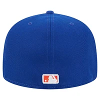 Men's New Era Royal York Mets Checkered Undervisor 59FIFTY Fitted Hat