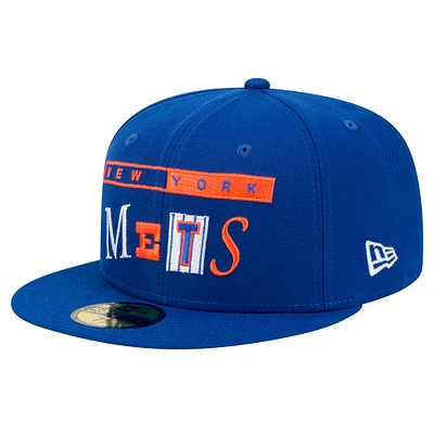 Casquette ajustée New Era Royal York Mets Ransom 59FIFTY pour homme