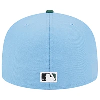 Casquette ajustée 59FIFTY New York Mets 1986 World Series Era bleu ciel/coriandre pour homme