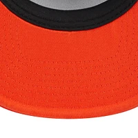 Men's New Era White/Orange New York Mets Team Foam Front A-Frame Trucker 9FIFTY Snapback Hat