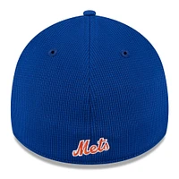 Men's New Era  White York Mets 2025 Batting Practice 39THIRTY Flex Hat