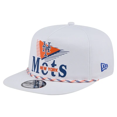Casquette snapback New Era blanche New York Mets Collide pour homme