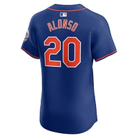 Men's Nike Pete Alonso Royal New York Mets 2nd Alternate Elite Player Jersey