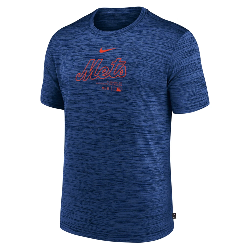 Men's Nike  Royal New York Mets Authentic Collection Velocity Performance T-Shirt