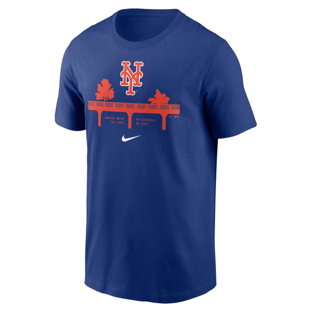 T-shirt de l'équipe locale Nike Royal New York Mets Bridge pour homme