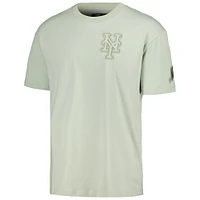 Men's Pro Standard Mint New York Mets Neutral CJ Dropped Shoulders T-Shirt
