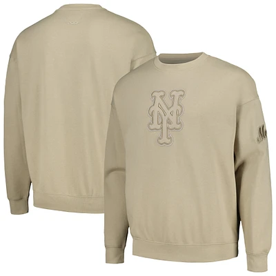 Sweat-shirt neutre à épaules tombantes Pro Standard Pewter New York Mets pour hommes