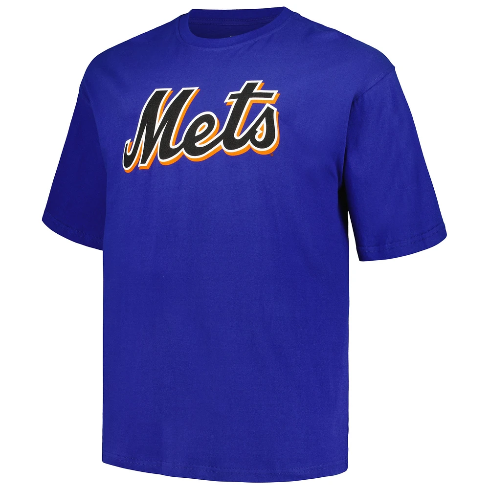 Men's Profile Mike Piazza Royal New York Mets Big & Tall Cooperstown Collection Player Name Number T-Shirt