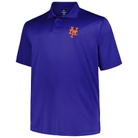 Men's Profile Royal/Orange New York Mets Big & Tall Two-Pack Solid Polo Set