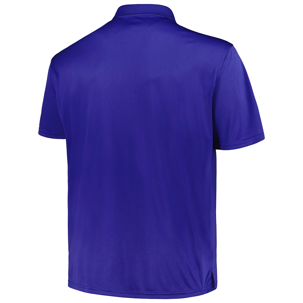 Men's Profile Royal/Orange New York Mets Big & Tall Two-Pack Solid Polo Set