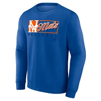 Men's Profile Royal New York Mets Big & Tall Pullover Sweatshirt