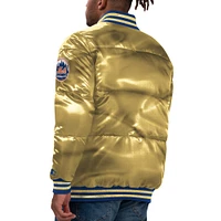 Men's Starter  Gold New York Mets 2023 Subway Series Bronx Bomber Full-Snap Jacket
