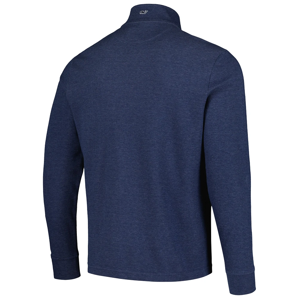 Men's Vineyard Vines Navy New York Mets Saltwater Quarter-Zip Jacket
