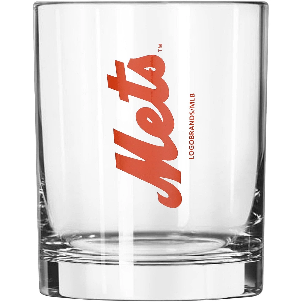 New York Mets 14oz. Game Day Rocks Glass