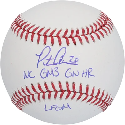 Pete Alonso New York Mets Autographed Baseball with Multiple Inscriptions - Limited Edition of 25