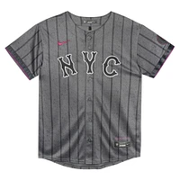 Preschool Nike  Gray New York Mets City Connect Jersey