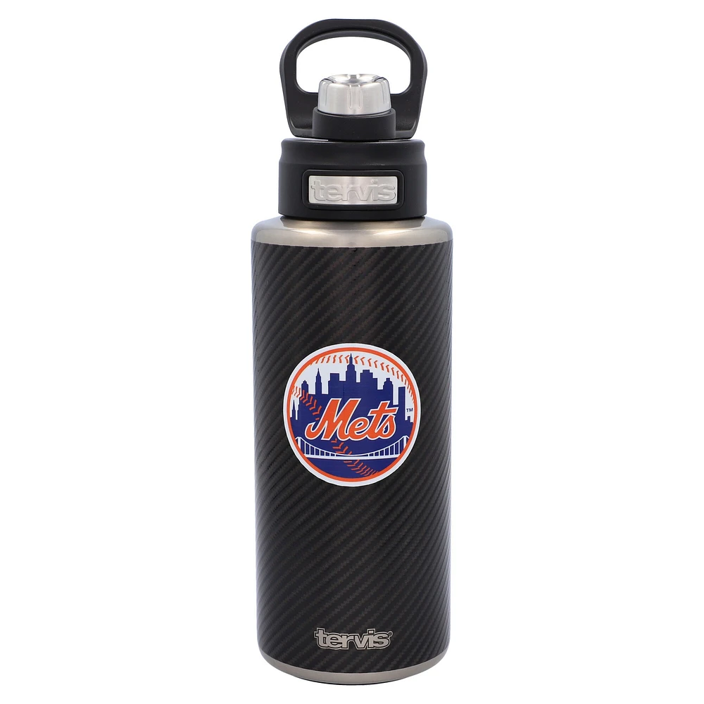 Tervis New York Mets 32oz. Carbon Fiber Wide Mouth Bottle