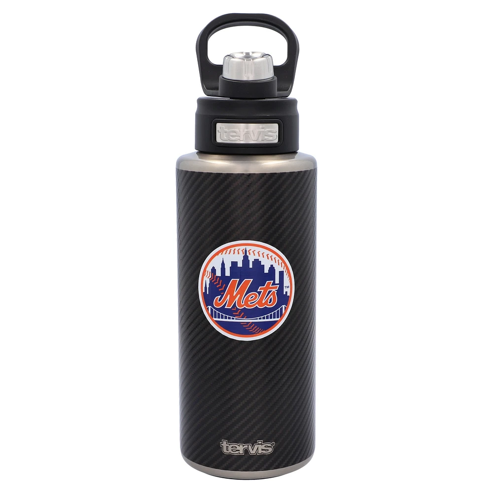 Tervis New York Mets 32oz. Carbon Fiber Wide Mouth Bottle