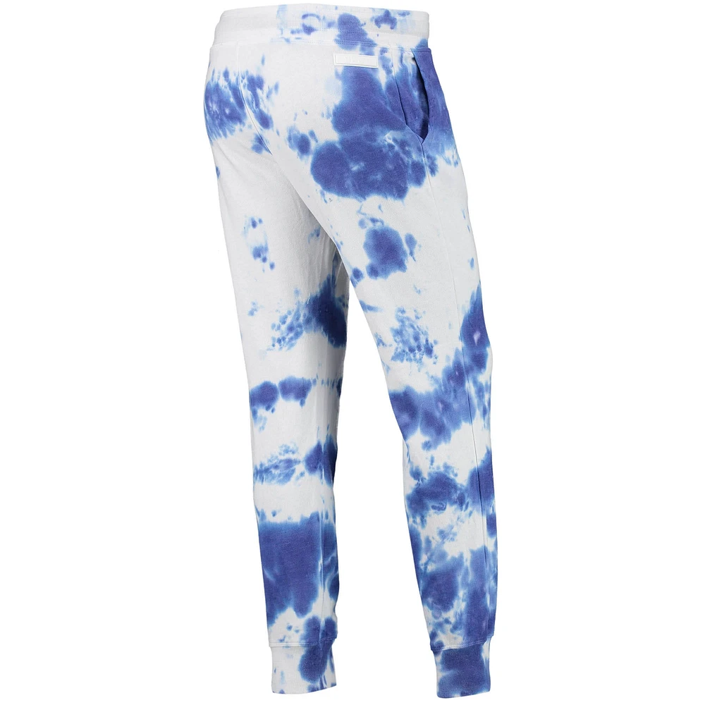 Women's DKNY Sport White/Royal New York Mets Melody Tie-Dye Jogger Pants