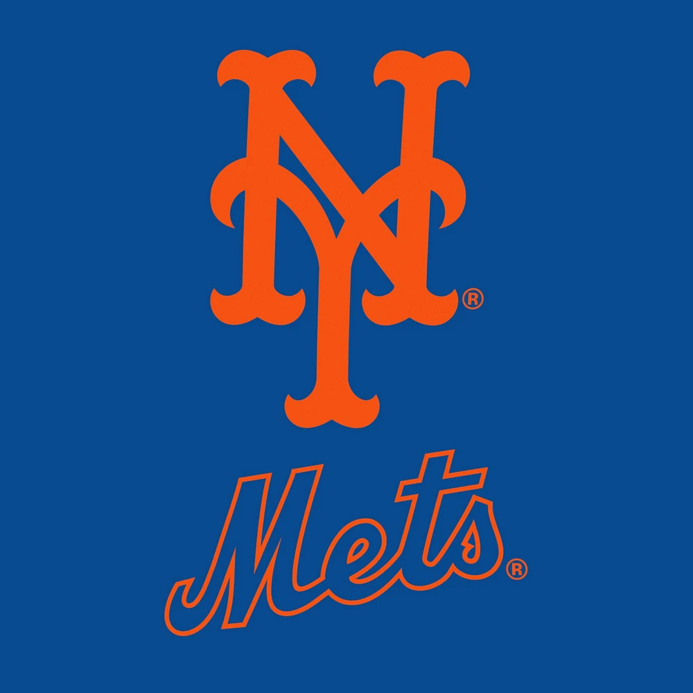Women's Fanatics Royal/White New York Mets Backup Option Pullover Hoodie
