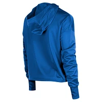 Women's New Era Royal York Mets Half-Zip Hoodie