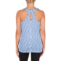 Women's New Era Royal York Mets Space Dye Keyhole Back Tank Top