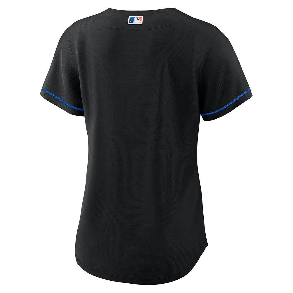 Women's Nike Black New York Mets 2022 Alternate Replica Team Jersey