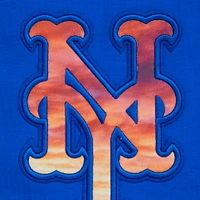 Women's Pro Standard Royal New York Mets Painted Sky Boxy Cropped T-Shirt