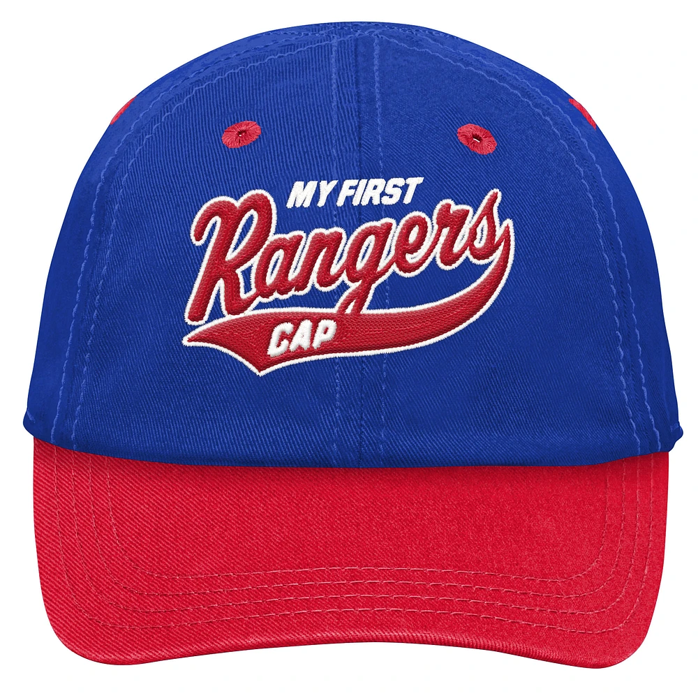 Infant Blue New York Rangers My First Tail Sweep Slouch Flex Hat