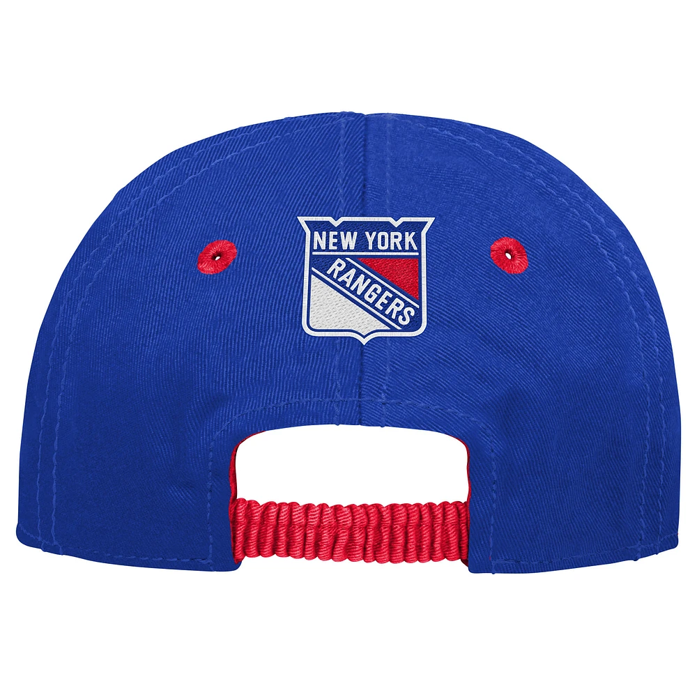 Infant Blue New York Rangers My First Tail Sweep Slouch Flex Hat