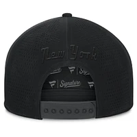 Men's Fanatics Black New York Rangers Front Office Adjustable Hat