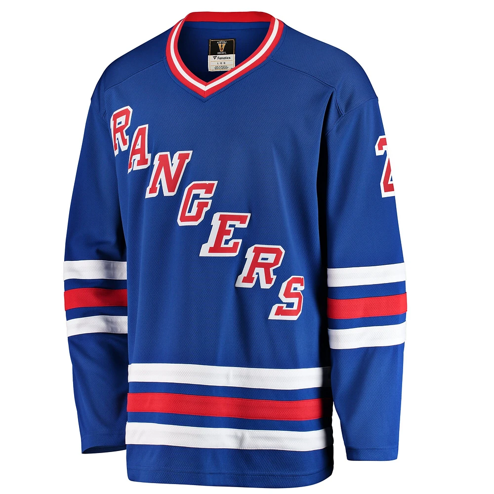 Men's Fanatics Brian Leetch Blue New York Rangers Premier Breakaway Retired