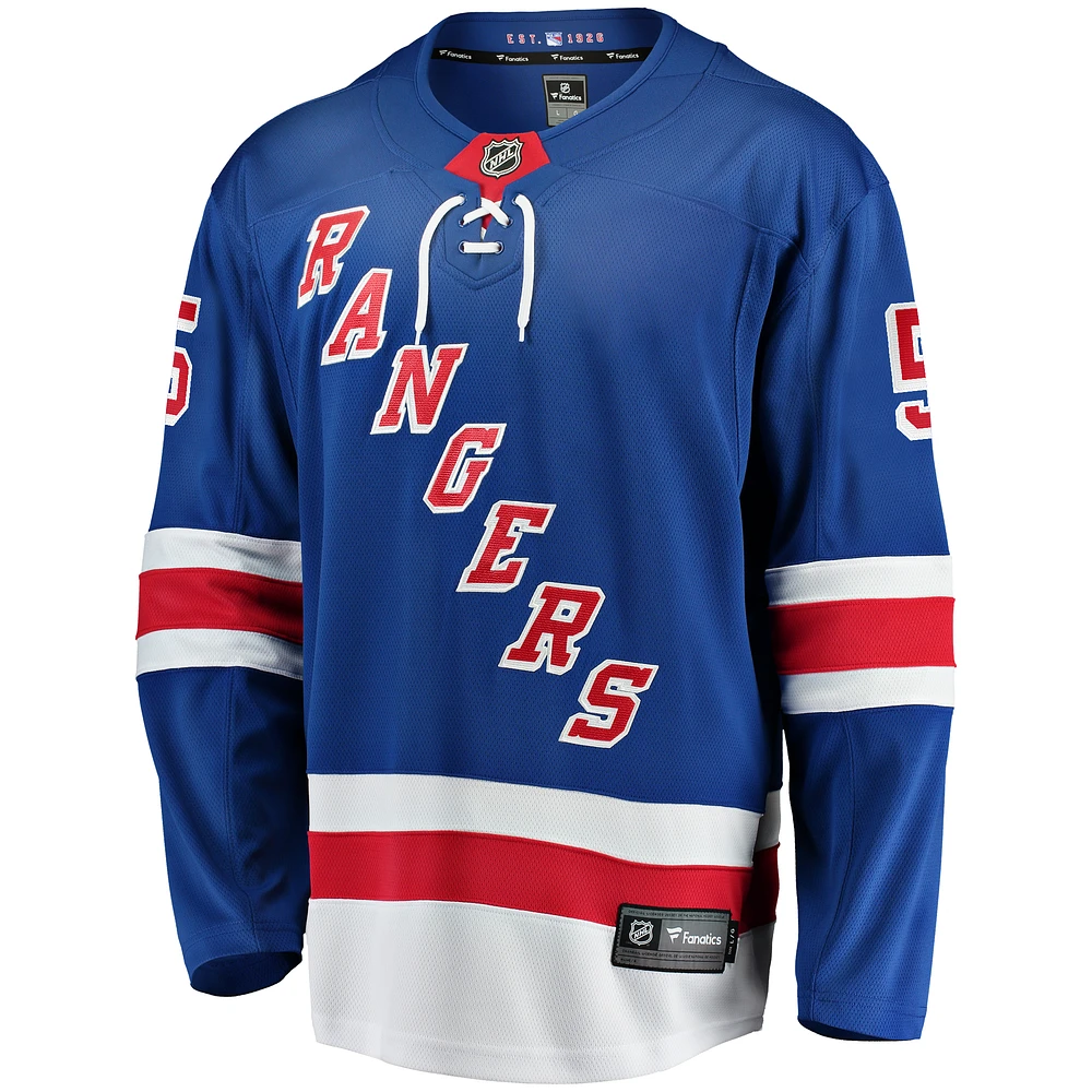 Men's Fanatics Chad Ruhwedel Blue New York Rangers Home Premier Breakaway Player Jersey