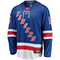 Men's Fanatics Chad Ruhwedel Blue New York Rangers Home Premier Breakaway Player Jersey