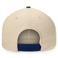 Men's Fanatics Cream/Navy New York Rangers Goalaso Snapback Hat