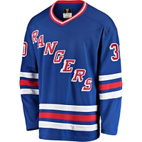 Men's Fanatics Glenn Healy Blue New York Rangers Premier Breakaway Retired Player Jersey
