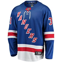 Men's Fanatics Igor Shesterkin Blue New York Rangers Home Breakaway Player Jersey