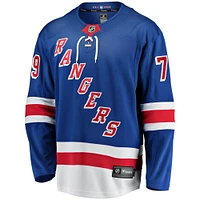 Men's Fanatics K'Andre Miller Blue New York Rangers Home Breakaway Replica Jersey