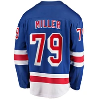 Men's Fanatics K'Andre Miller Blue New York Rangers Home Breakaway Replica Jersey