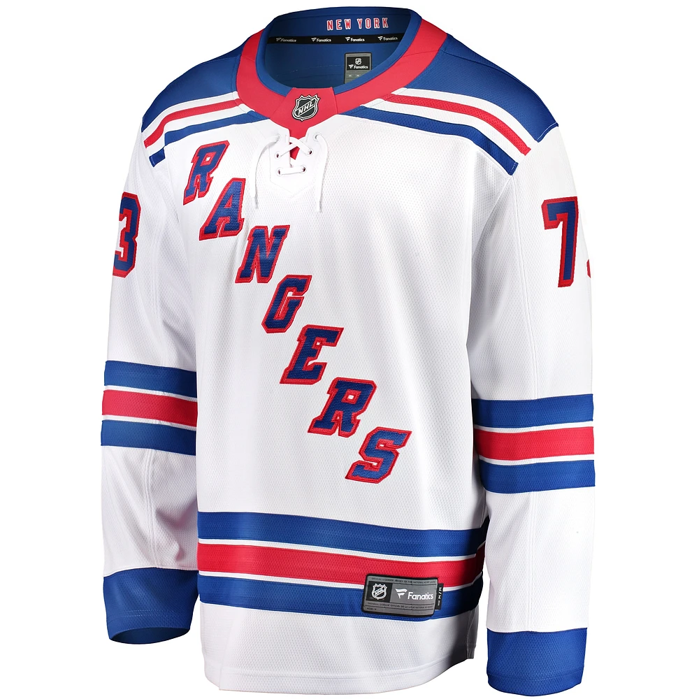 Men's Fanatics Matt Rempe White New York Rangers Away Premier Breakaway Player Jersey